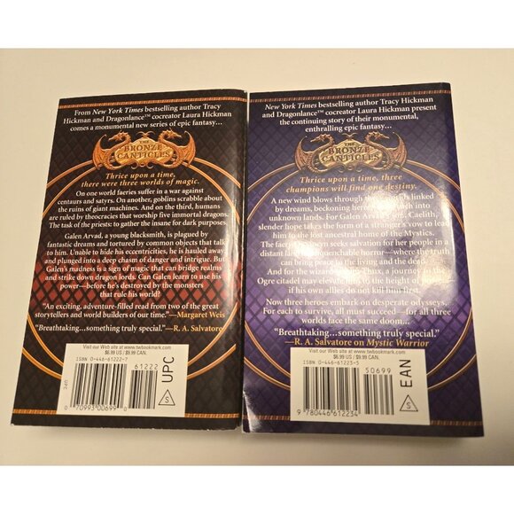 The Bronze Canticles: Books 1 & 2 by Tracy & Laura Hickman - Picture 2 of 2
